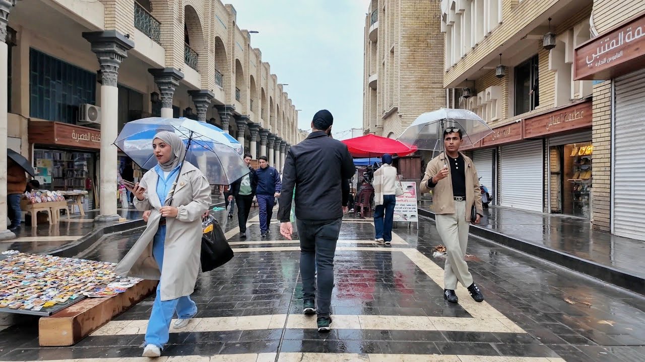 Baghdad, Winter Walk through Almutanbbi Street| Iraq 2025 🇮🇶