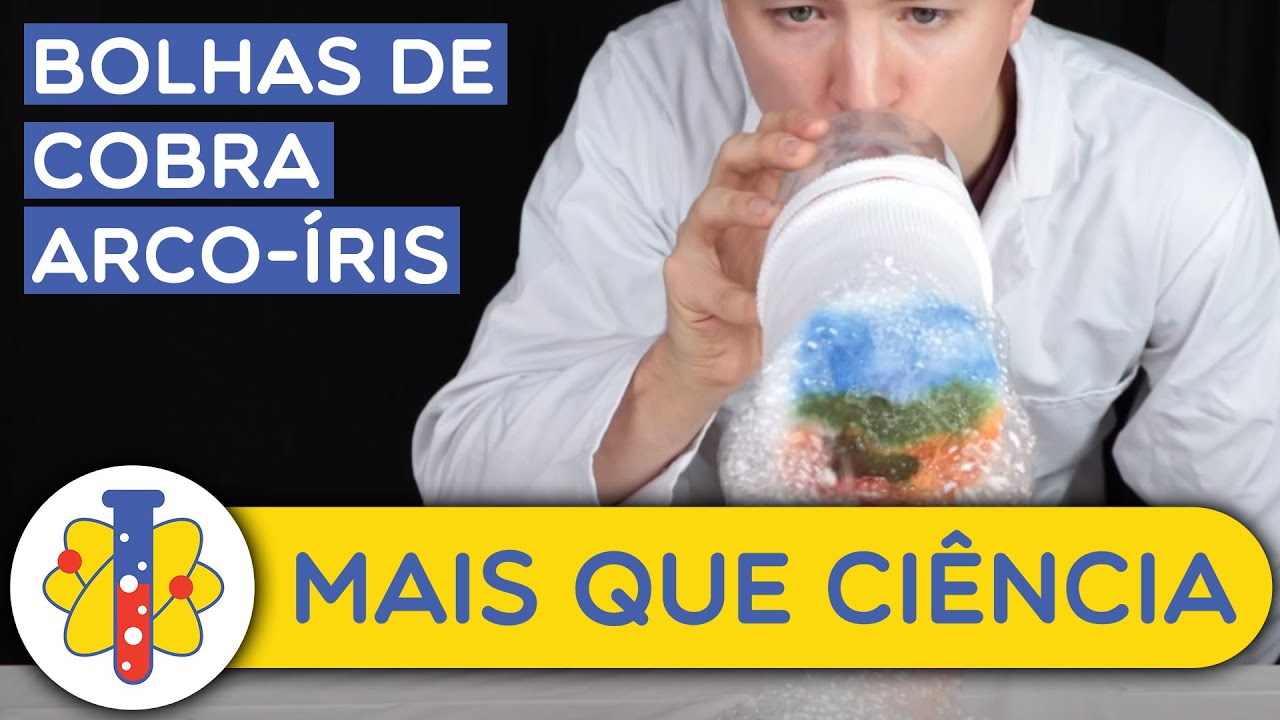 ⁣A Cobra de Bolhas Coloridas | Experiências de Química | Mais Que Ciência | Experimento científico