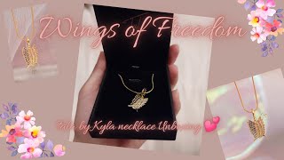 Wings of Freedom necklace Tala by Kyla unboxing | Attack on Titan | Survey Corps Logo