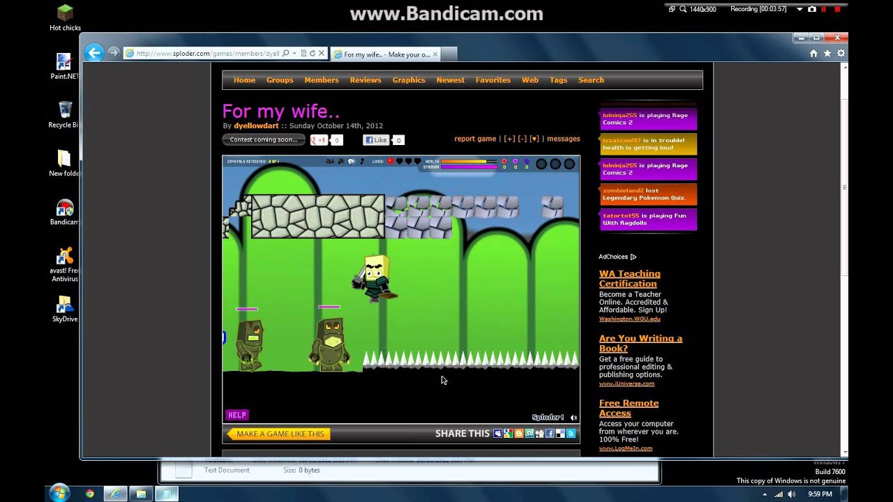 Sploder gameplay [New Channel] [More games] [Awesome Gameplay ...