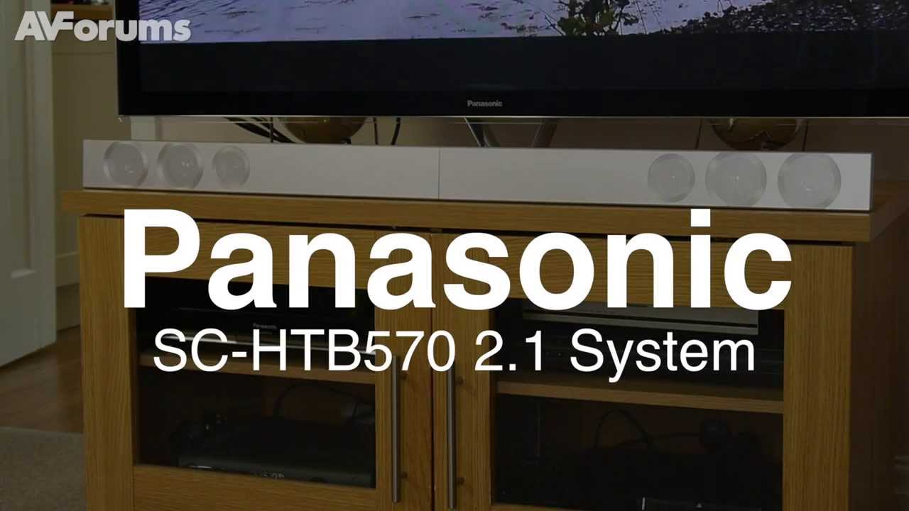 Panasonic SC-HTB570 2.1 Soundbar system review - YouTube