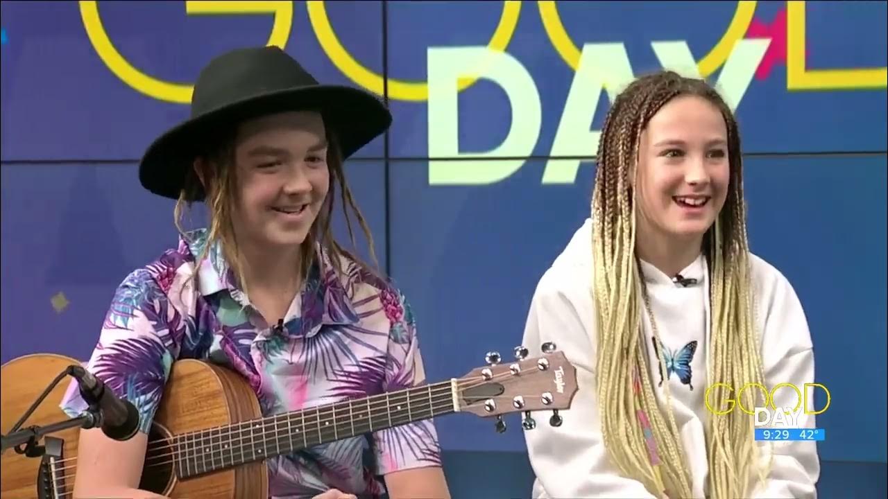 Taj and jazel farrant live on Ohio morning show YouTube