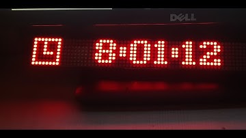 Max7219 Arduino clock.