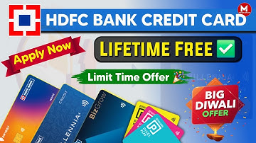 Hdfc Bank Credit Card Lifetime Free Offers 🎉 । How to Apply Hdfc Bank Credit Card Lifetime Free