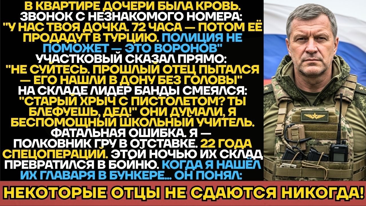 Мафия Похитила Дочь Учителя, Не Зная, Что Её Отец — Полковник ГРУ В Отставке.