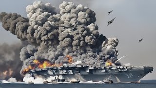 Bad day! Russia's only aircraft carrier destroyed by US F16 PILOT in black sea | See what happens
