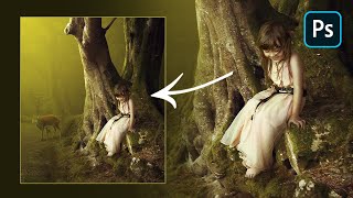Create a Fantasy Fairy Princess Photo Manipulation - Photoshop screenshot 4