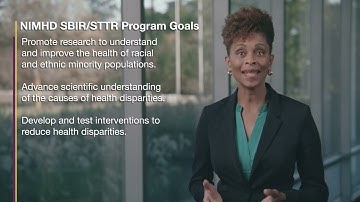 What is the Goal of the NIMHD SBIR/STTR Program?