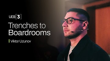 From Trenches to Boardrooms, Viktor Uzunov, UEB3 Fund at ETHSofia 2025