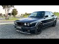 We take the V8 BMW E30 for a slide