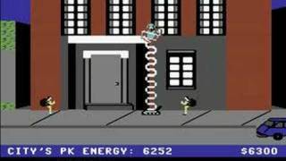 C64 Ghostbusters game