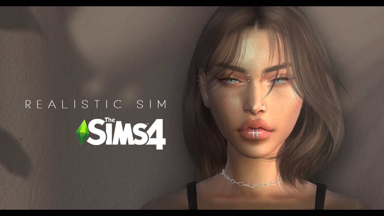 Making a REALISTIC sim in the Sims 4 + CC-List #2 - YouTube