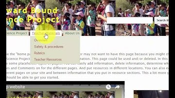 Creating Horizontal Navigation Bars in Google Sites