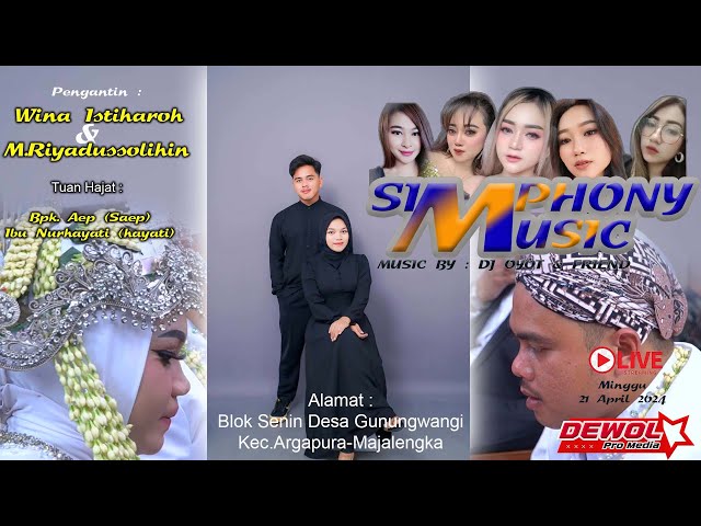 LIVE MALAM-SIMPHONY MUSIC Wedding-Wina Istiharohu0026M.Riyadussolihin-Gunungwangi-Argapura-MJL 21042024 class=