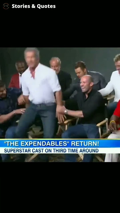 Sylvester Stallone and The Expendables : Friendship Forever #shorts