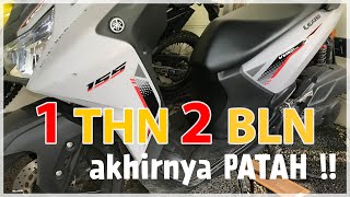 Update on the cheapest Yamaha Lexi LX 155 type after 1 YEAR 2 MONTHS, IT'S BROKEN TOO!!