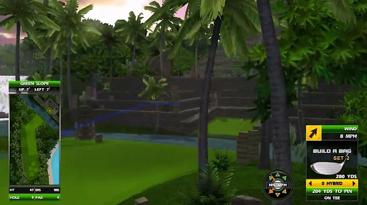 Golden Tee Great Shot on Coconut Beach!