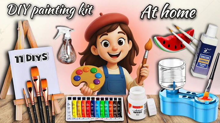 "DIY painting kit (11 budget friendly DIY ideas!💡) Shifa Craft  thumbnail