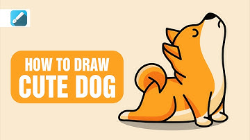 Infinite Design Tutorial - How to Draw Cute Dog | vector art in Mobile
