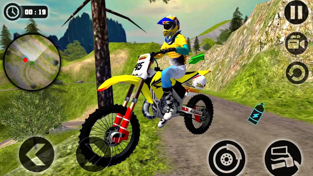 Motorcross Motor-Bike Crazy Offroad Ride - Uphill Offroad Motorbike Rider - Android Gameplay