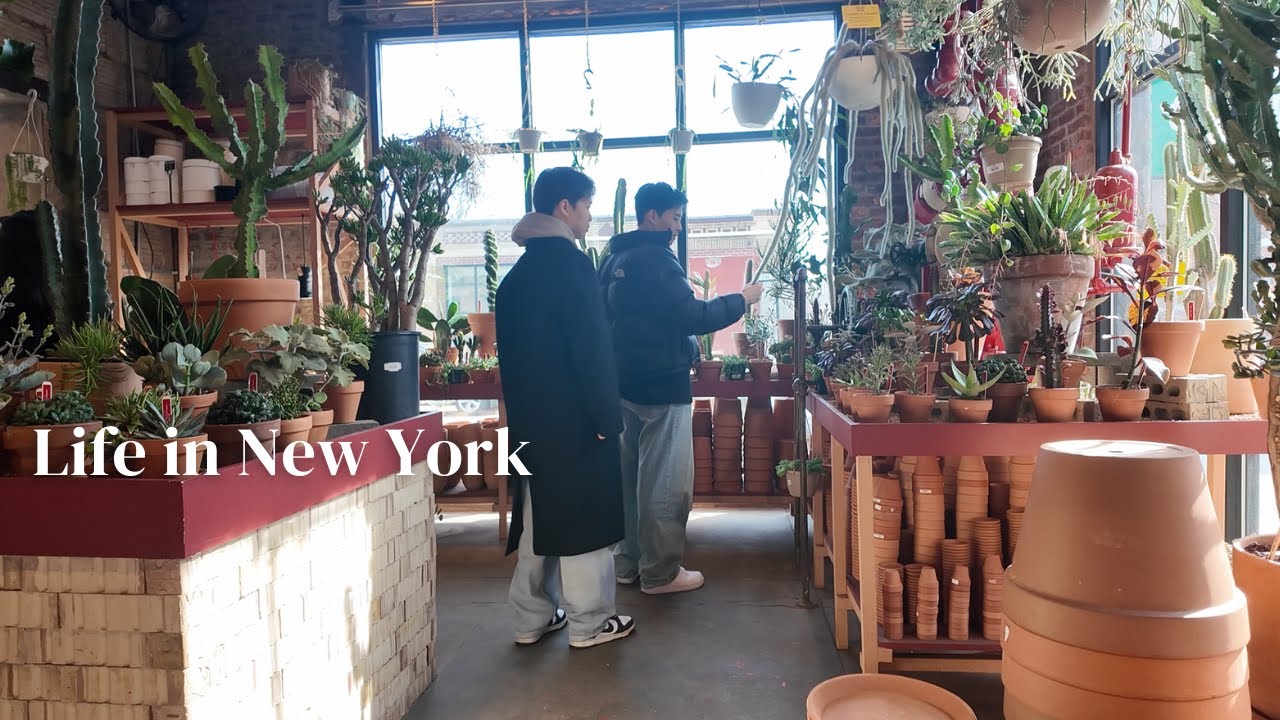 VLOG | 紐約還要冷多久！情人節這樣過 紐約時裝周 幫植物換房子 life in NYC