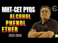 ALCOHOL, PHENOL & ETHER|PYQS|MAKODE SIR|part-1