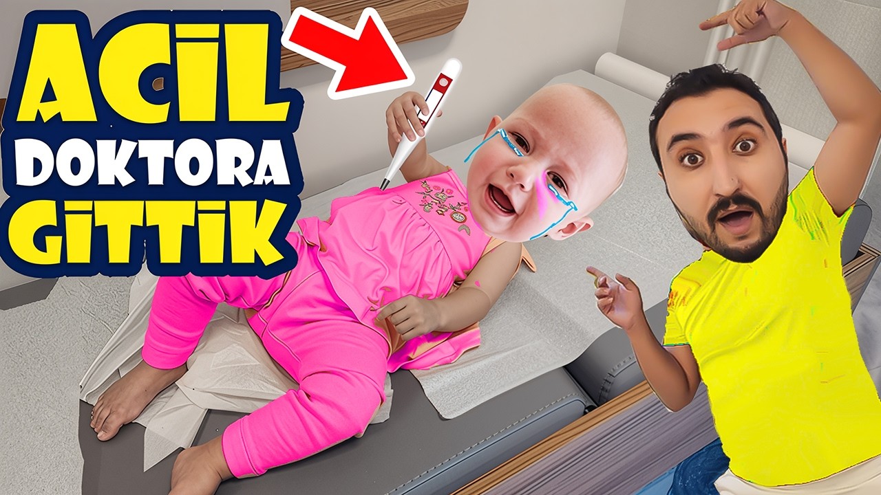 ASEL MİRA HASTALANDI !! HASTANEYE GİTTİK !! DOKTOR MUAYNE ETTİ İLAÇ VERDİ !!