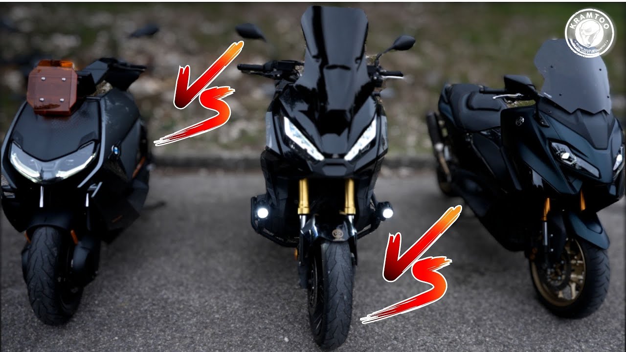 BMW C04 VS TMAX 560 VS HONDA 750 XADV 2023 !