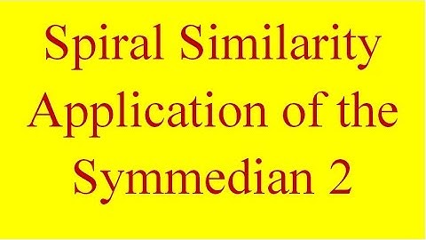 Symmedian - SS Application Second Proof