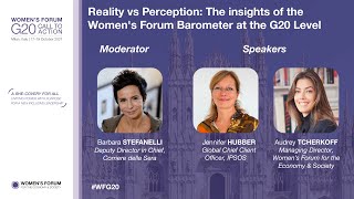 Reality vs Perception: The insights of the Women's Forum Barometer at the G20 Level