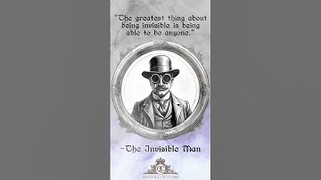 The Invisible Man Mysteries and Monsters Quotes #shorts #classicliterature #dramaticquotes