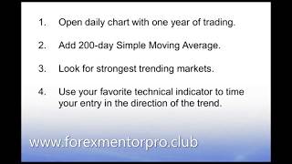 Simple Moving Average Forex Trend Trading Strategy by www.forexmentorpro.club