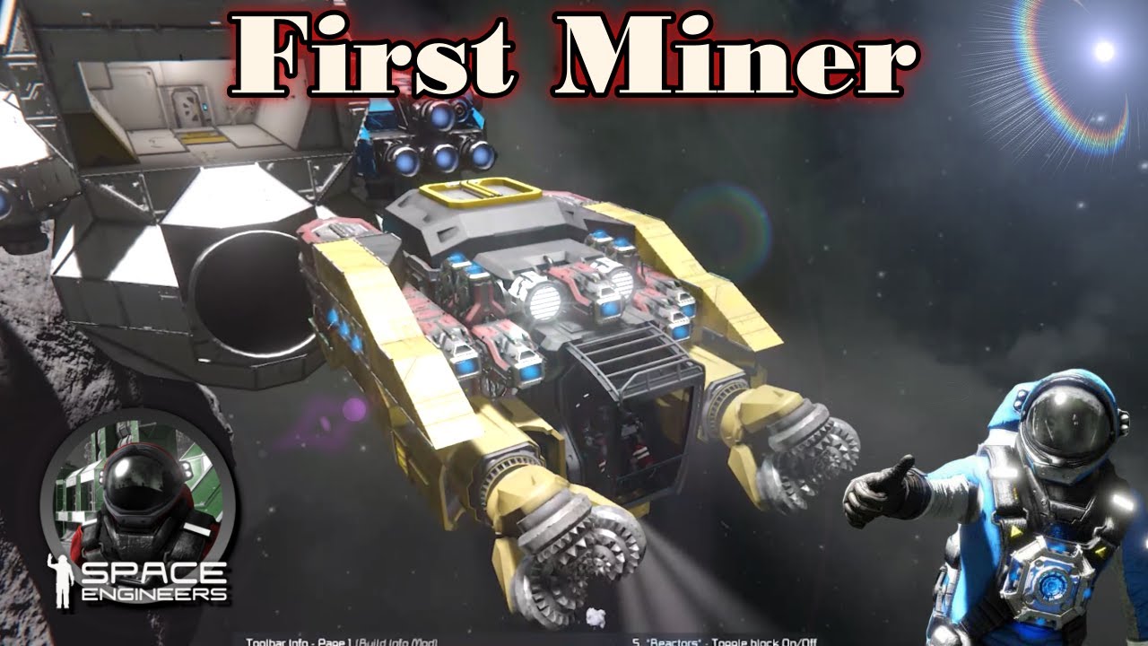 Best Little Mining Ship | Solo Survival | Space Engineers Episode 09 ...