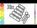 X for Xylophone | Menggambar dan Mewarnai xylophone untuk anak-anak