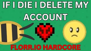 Florr.io - If I Die I Delete My Account (Florr.io Hardcore)