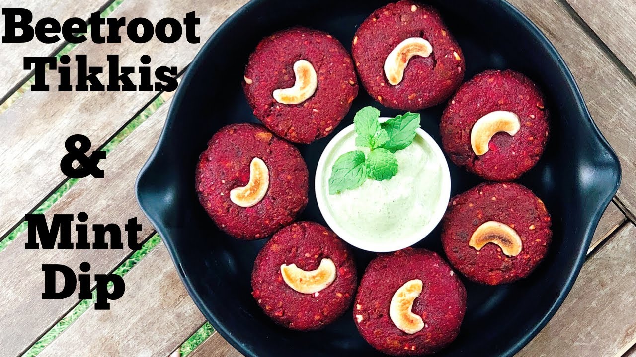 BEETROOT TIKKIS |Healthy Tikkis | Beetroot Kebabs | Party Starter & Snack | Flavourful Food By Priya