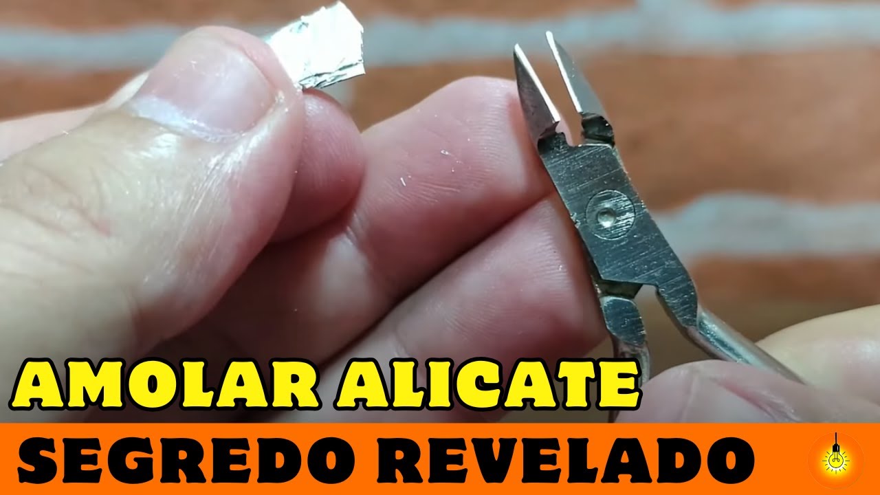 AFIAR alicate de UNHA em CASA [FICOU FÁCIL Com Papel Alumínio e Lixa ...