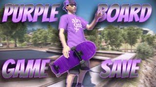 Full Realistic Purple Board Game Save (Skate 3)