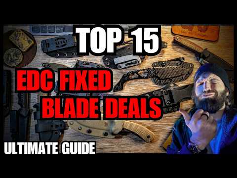 The Ultimate EDC Fixed Blade Guide + 15 Options