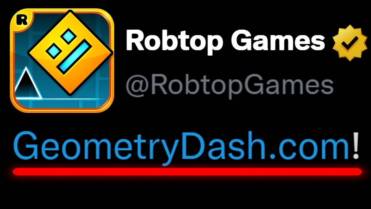 The New Geometry Dash WEBSITE Is HERE! - YouTube