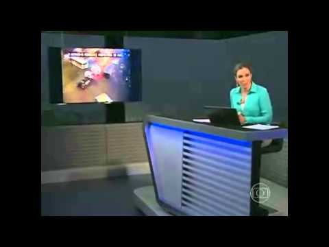 Trechos do RJTV 2ª Edição durante tempestade (16/01/14)