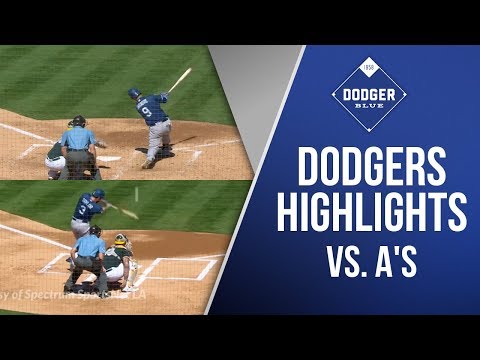 Dodgers highlights vs. A's