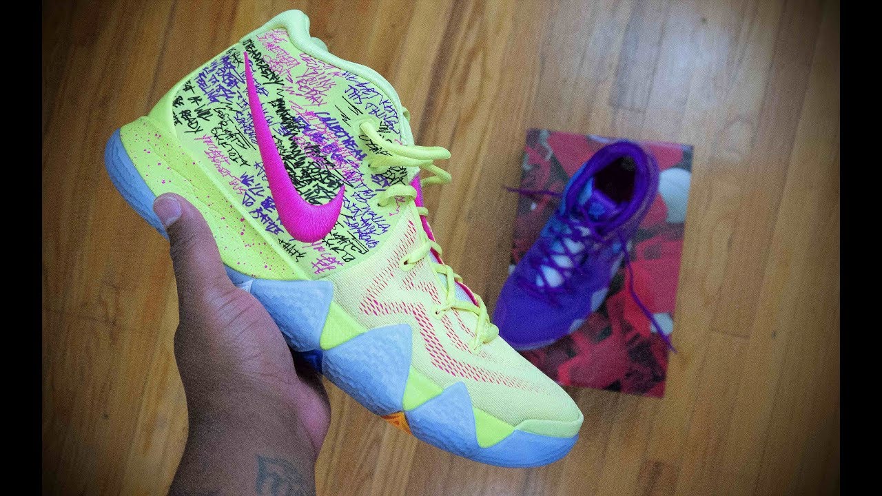 Nike Kyrie 4 Confetti !!! YouTube