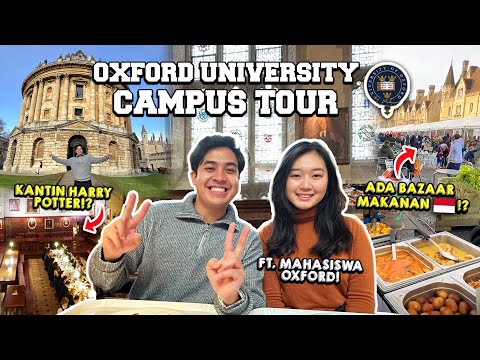 WOW! OXFORD UNIVERSITY CAMPUS TOUR! KAYAK HARRY POTTER!? ADA BAZAAR MAKANAN INDONESIA!?