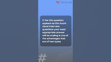 Azure Interview Questions: What is the scalability of cloud computing? | Whizlabs #shorts #azure