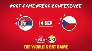 Serbia v Czech Republic - Press Conference