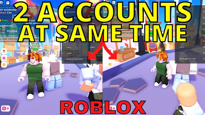 Play Roblox Split Screen on 2 Accounts at the Same Time on PC - 2021 