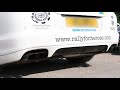 Porsche panamera turbo s  csk sports cat downpipes  before  after