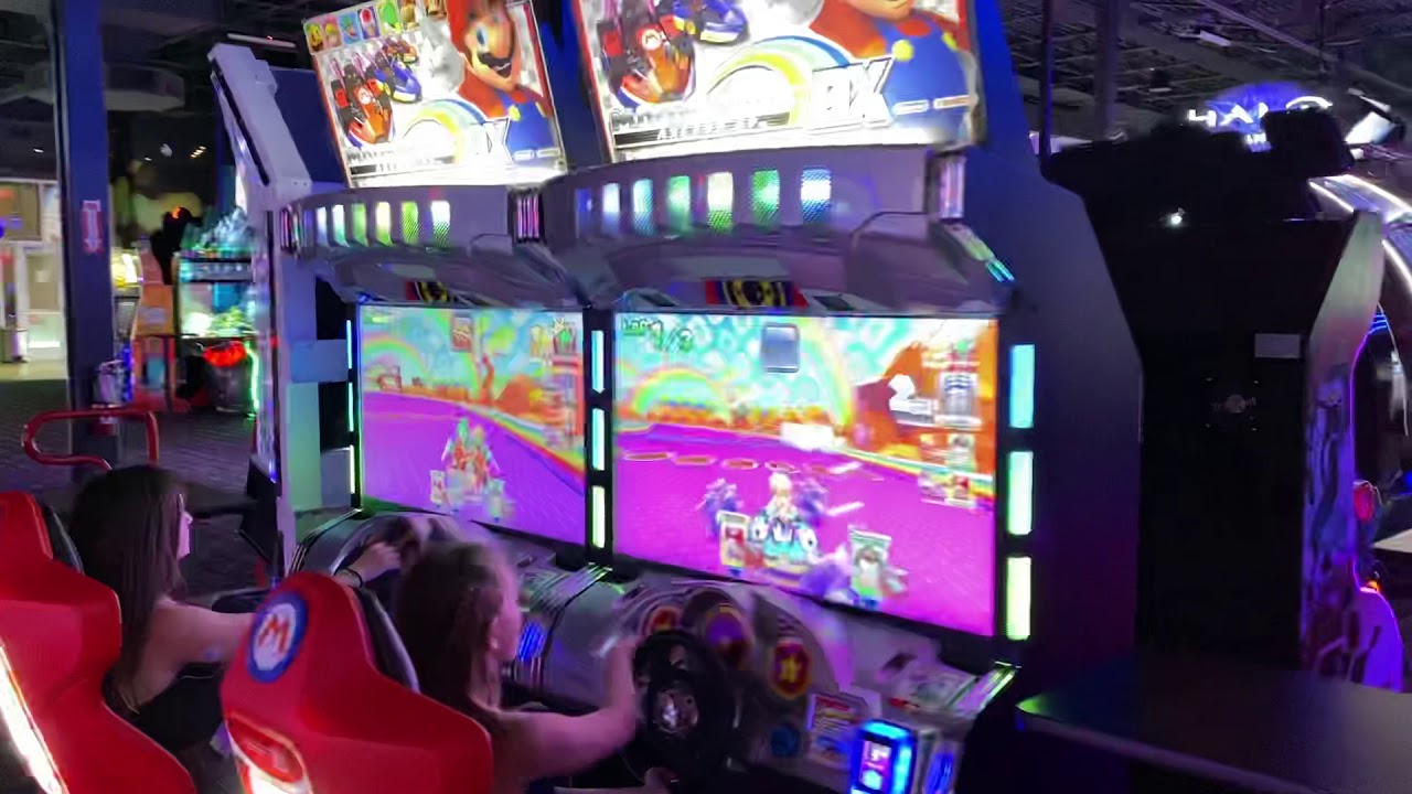DAVE AND BUSTERS MARIO KART JUNE 2020 HD YouTube