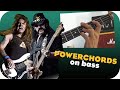 Powerchords on bass